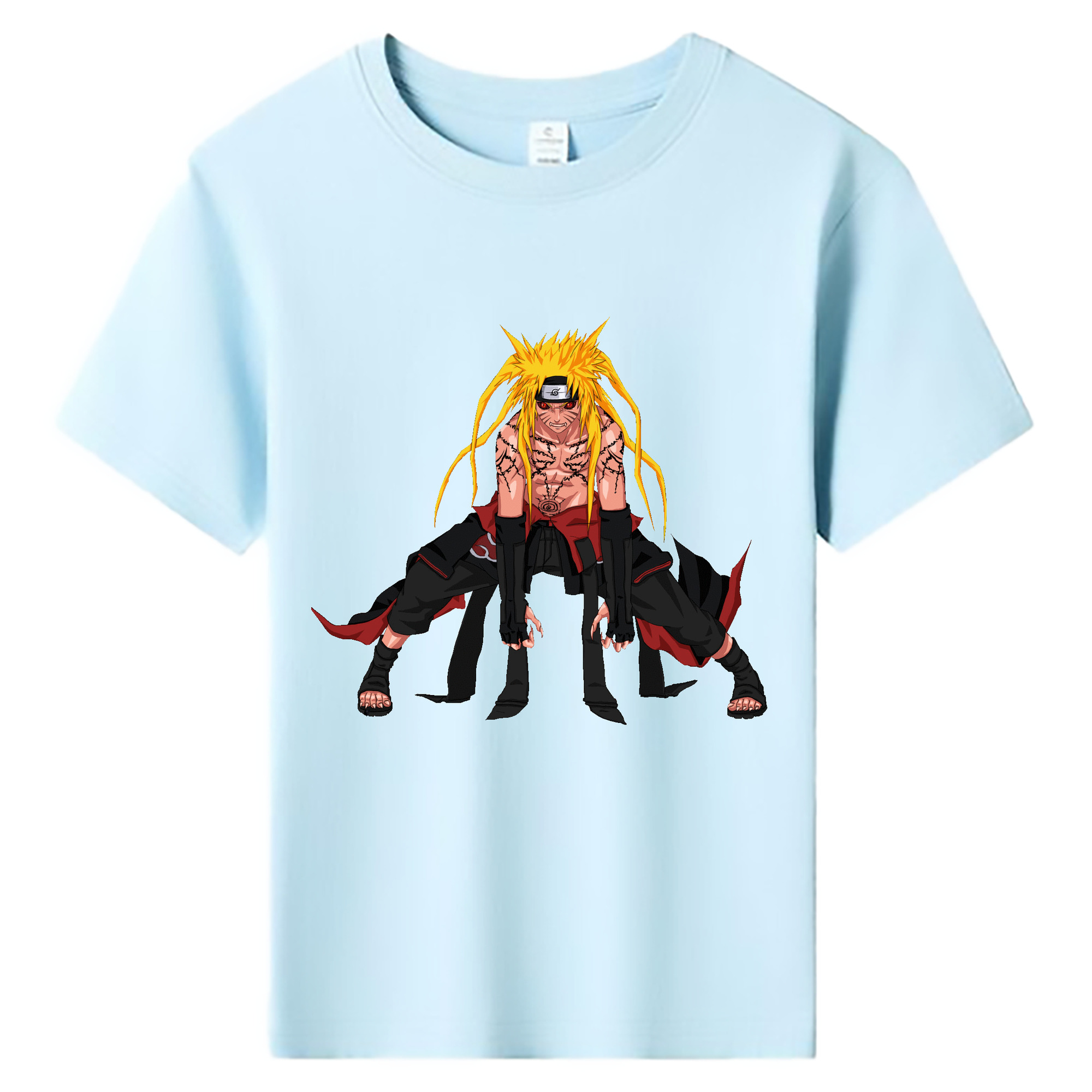 （画像用） NARUTO -ナルト- うずまき ナルト Uzumaki Naruto 綿100％キッズTシャツ（フロントプリント）